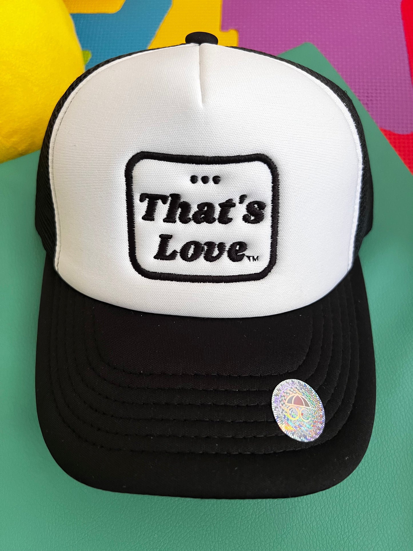 "...That's Love" Foam Trucker Classic Snap: All-wHIGHt