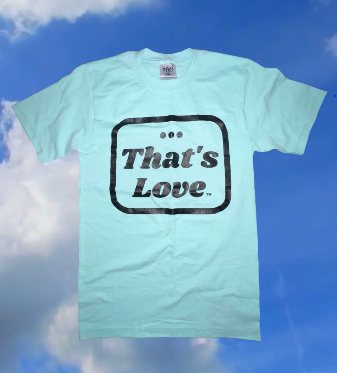 Mint Blue “That’s Love” TEE